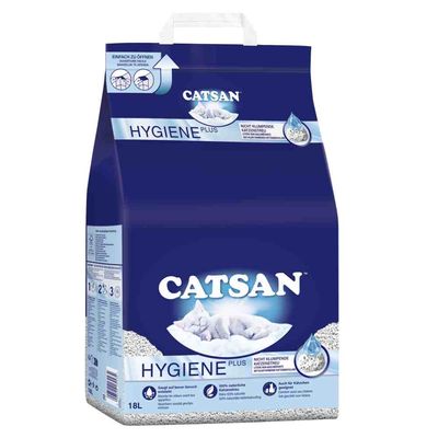 Lettiera Catsan Hygiene plus  18 l