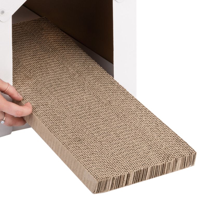 Casetta per gatti XL Home con Graffiatoio - Inverno  L 58 x P 36 x H 41 cm