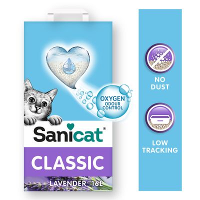 Lettiera Sanicat Classic Lavanda  16 l