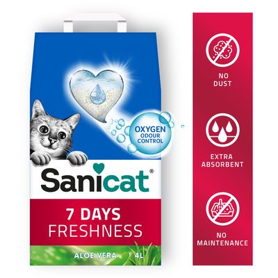Lettiera Sanicat 7 Days Aloe Vera 4 l