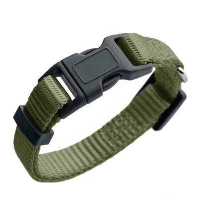 Collare Hunter London verde oliva  Vario Basic S: circonferenza 24-36 cm x H 10 cm
