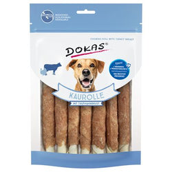 Dokas Involtini da masticare Snack per cani - Petto di Tacchino 190 gr