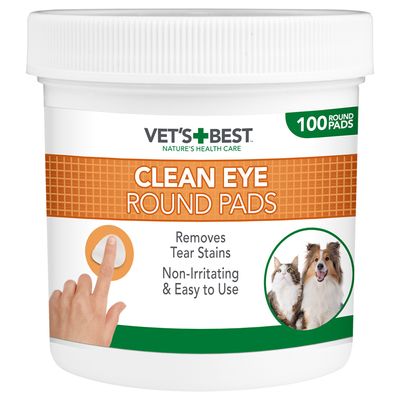Vet's Best® Clean Eye dischetti per la pulizia degli occhi del cane 100 dischetti