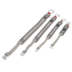 Collare TIAKI Soft & Safe, grigio Tg. S: circonferenza 35 - 45 cm x H 4 cm