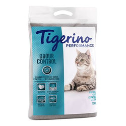 Lettiera Tigerino Performance Odour Control con Bicarbonato (senza profumo) 12 kg