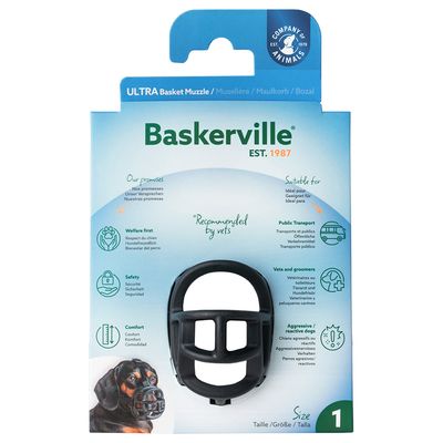 Museruola Baskerville Ultra 2.0  Tg. 1 (XS) - Yorkshire, Terrier, Maltese