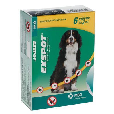 Exspot Spot-on per cani > 15 kg  6 pipette da 2 ml (cani > 15 kg)