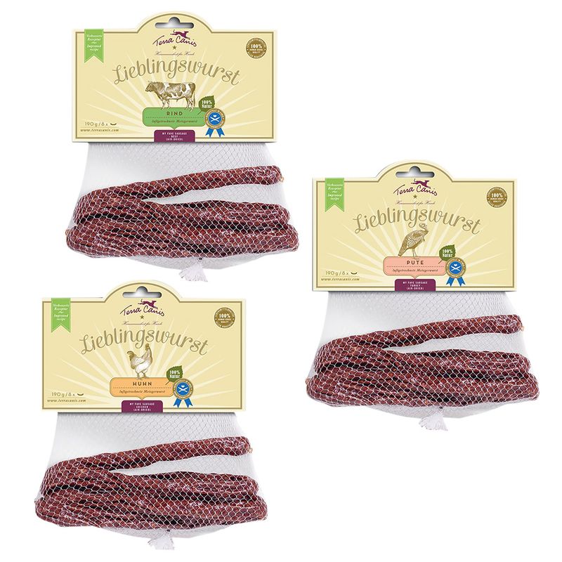 Terra Canis Lieblingswurst Snack per cane