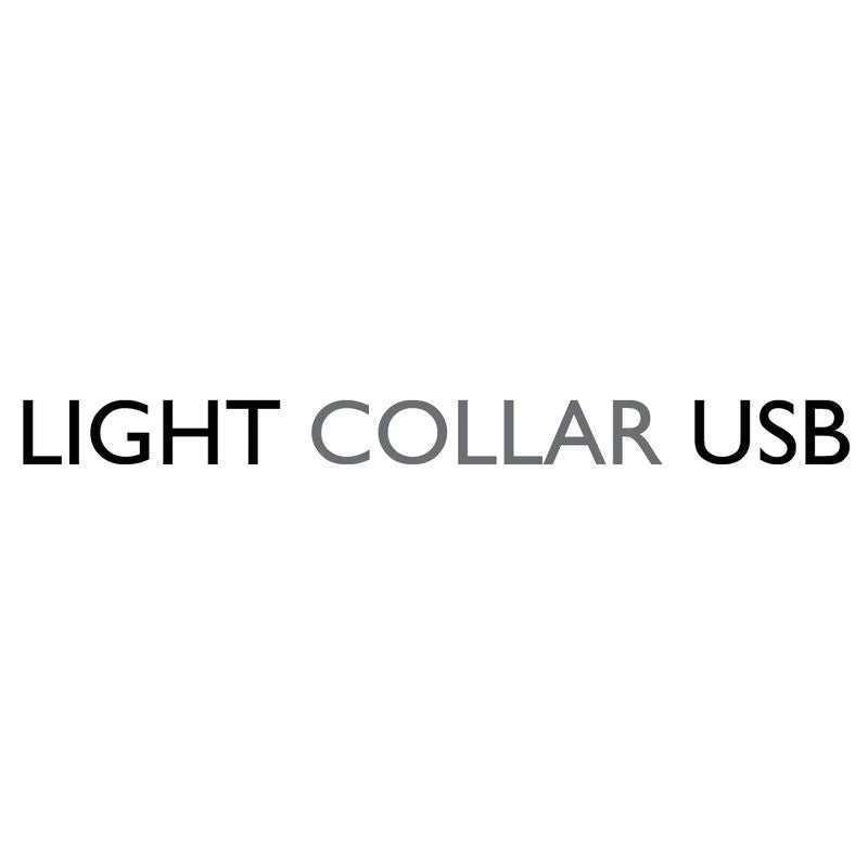 Collare luminoso a LED Eyenimal - verde Taglia S: Circonferenza 40 - 45 cm