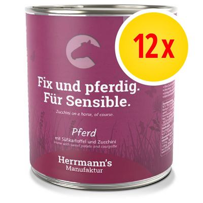 Herrmann's Bio Menù Sensitive 12 x 800 g Umido cane