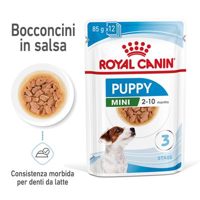 Royal Canin Mini Puppy umido in salsa per cani